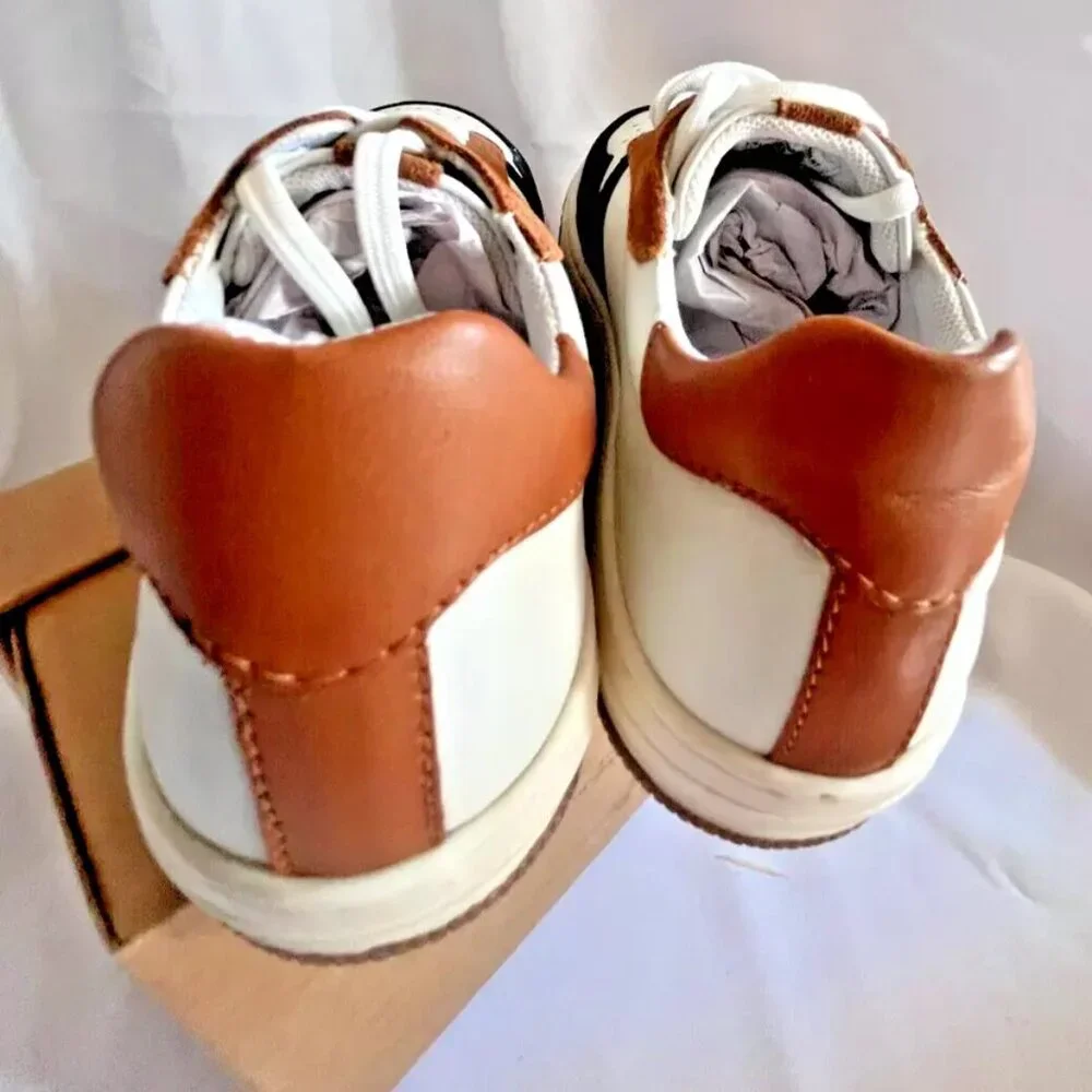 NIB Steve Madden Kids Shoes Sneakers Size US 2 Leather Upper Lace-Up‎ Vamp